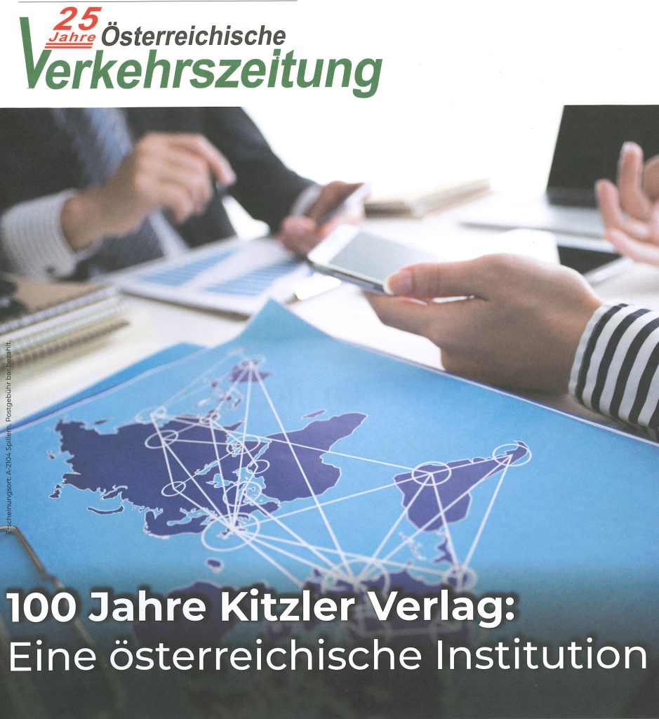 Sonderausgabe OEVZ 100 Jahre Kitzler Verlag